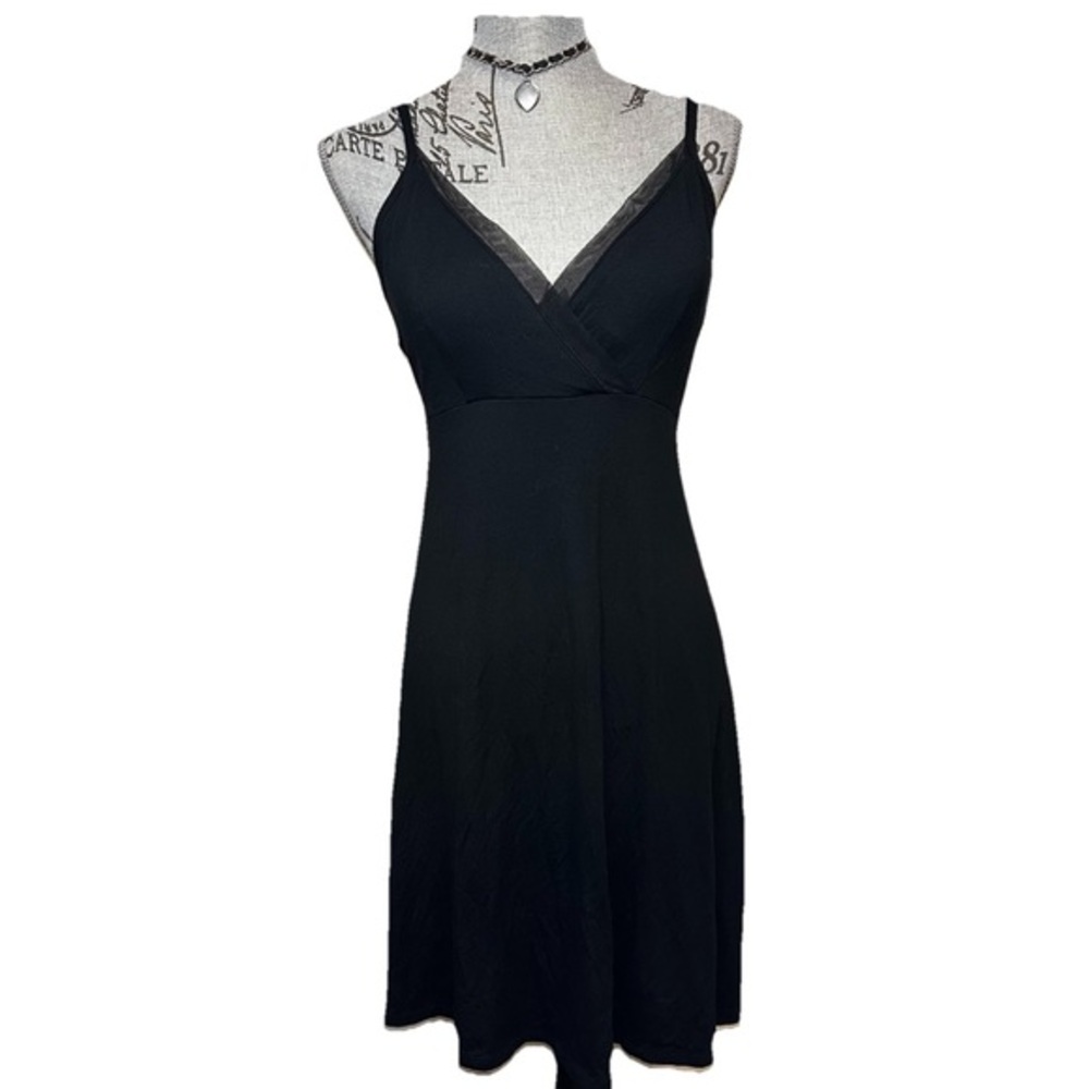 Stars Above Black Midi Slip Dress – Size Large